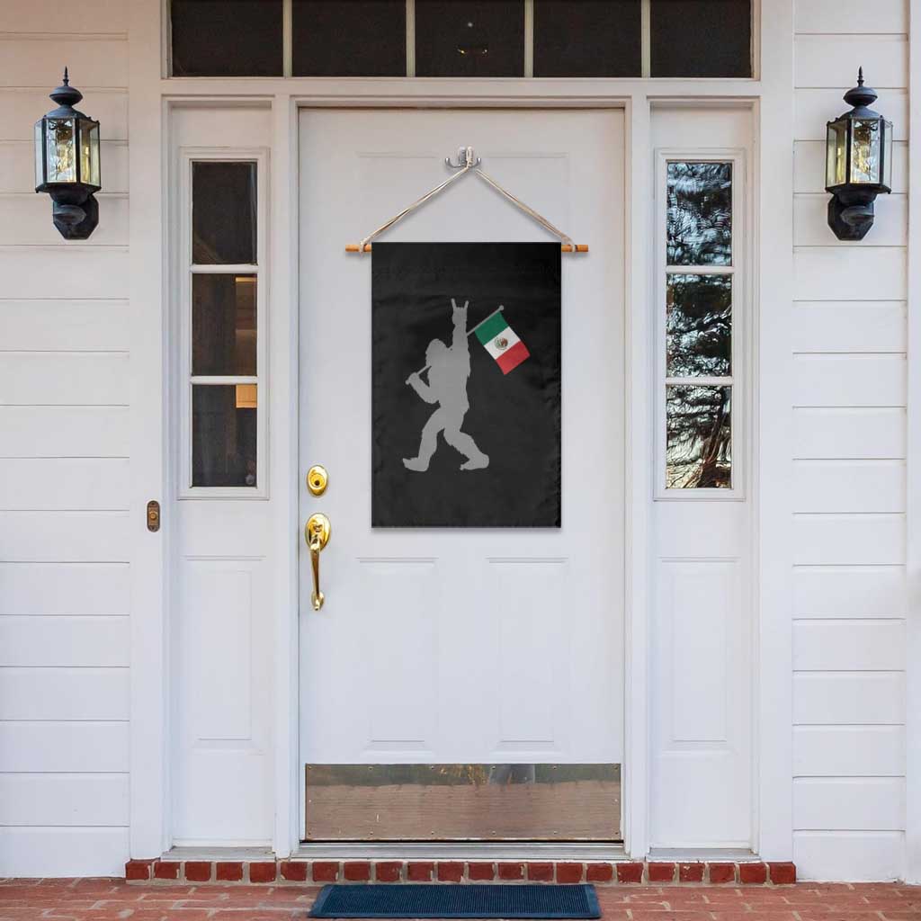 Bigfoot Rock On Hold Mexico Flag Sasquatch Believers Garden Flag TS14 Print Your Wear