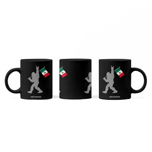 Bigfoot Rock On Hold Mexico Flag Sasquatch Believers Coffee Mug TS14 Print Your Wear