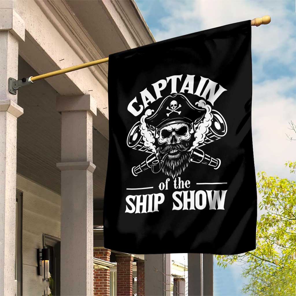 Funny Boat Captain Pun Garden Flag Captain Of The Ship Show TS14 Print Your Wear