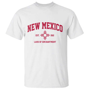 Vintage New Mexico Flag Zia Sun Souvenir T Shirt TS14 White Print Your Wear