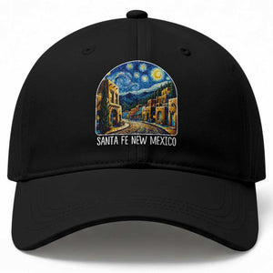 Santa Fe New Mexico Starry Night Style Baseball Cap TS14 Print Your Wear