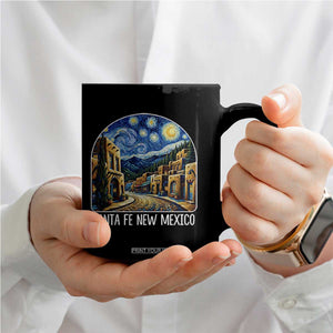 Santa Fe New Mexico Starry Night Style Coffee Mug TS14 Print Your Wear
