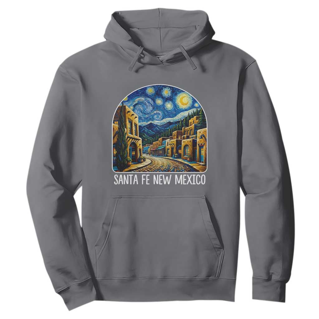 Santa Fe New Mexico Starry Night Style Hoodie TS14 Charcoal Print Your Wear