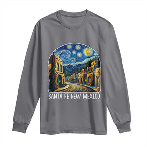 Santa Fe New Mexico Starry Night Style Long Sleeve Shirt TS14 Charcoal Print Your Wear