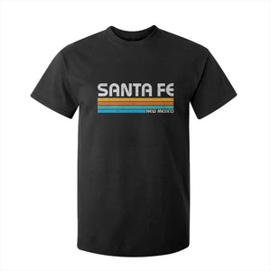 Retro Santa Fe New Mexico Distressed Souvenir T Shirt For Kid TS14 Black Print Your Wear