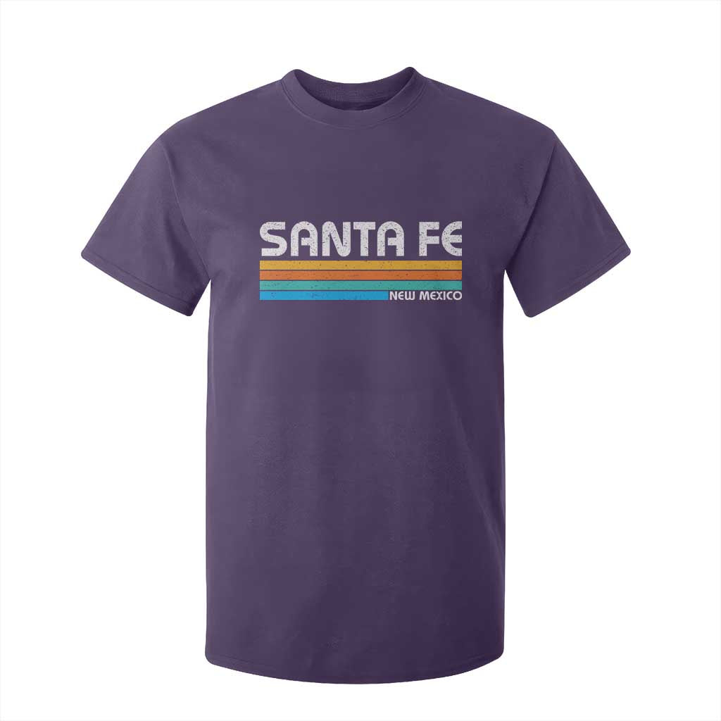Retro Santa Fe New Mexico Distressed Souvenir T Shirt For Kid TS14 Purple Print Your Wear