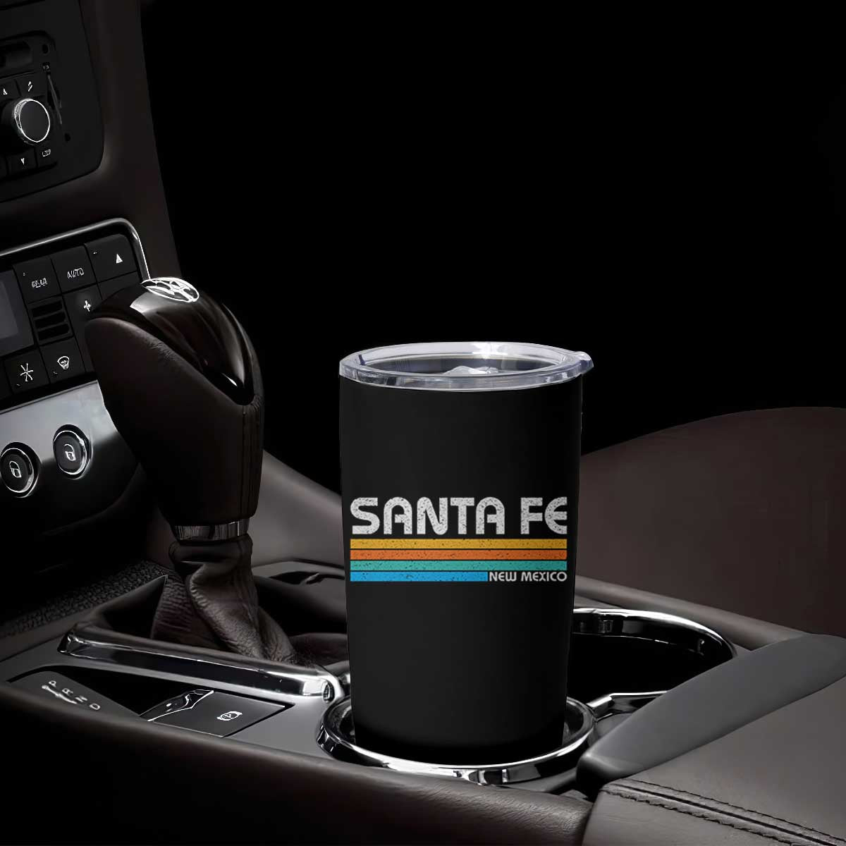 Retro Santa Fe New Mexico Distressed Souvenir Tumbler Cup TS14 Print Your Wear