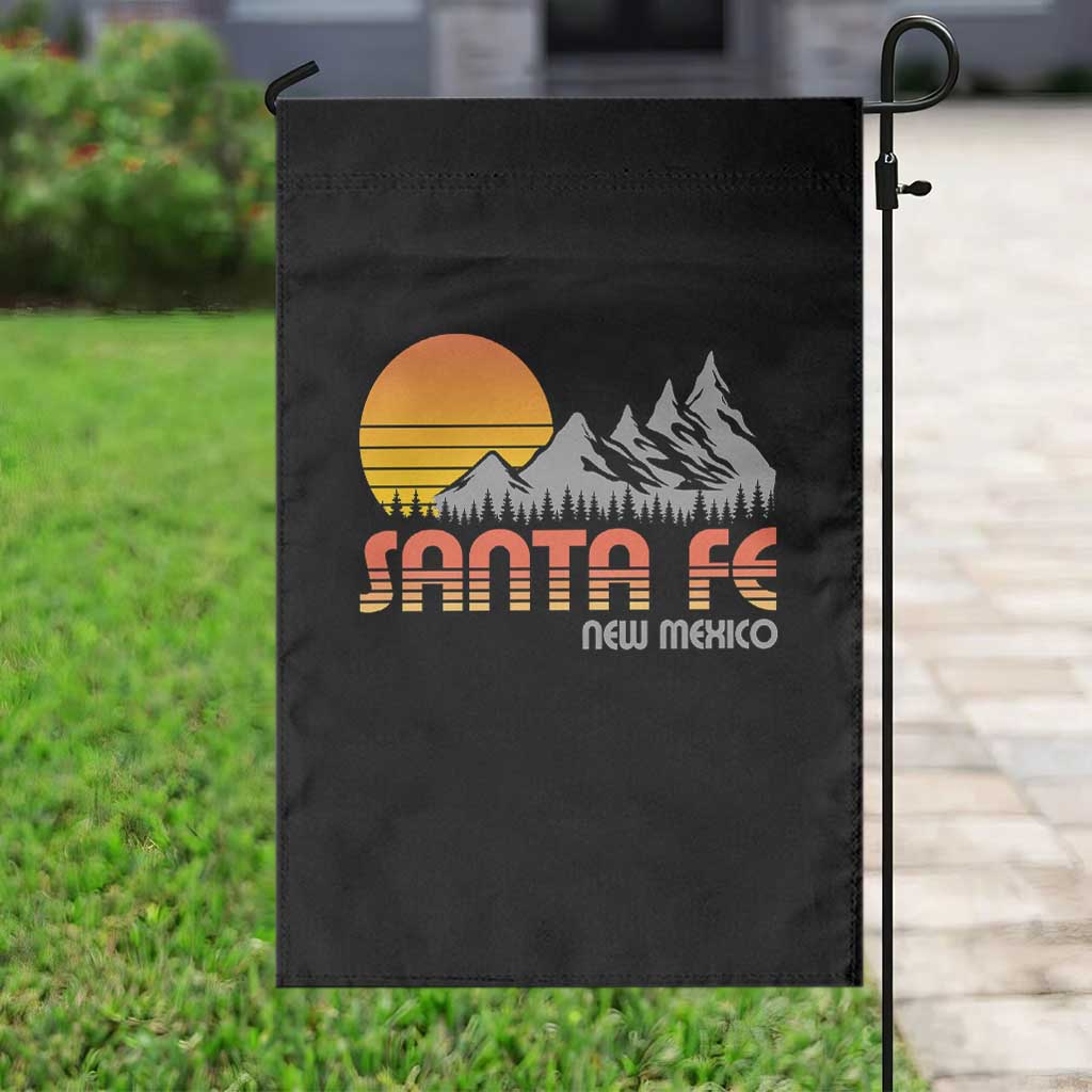 Retro Santa Fe New Mexico Mountain Southwest Garden Flag TS14 Print Your Wear