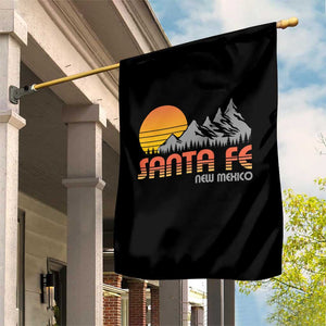 Retro Santa Fe New Mexico Mountain Southwest Garden Flag TS14 Print Your Wear