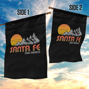 Retro Santa Fe New Mexico Mountain Southwest Garden Flag TS14 Print Your Wear