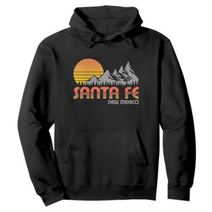 Retro Santa Fe New Mexico Mountain Southwest Hoodie TS14 Black Print Your Wear