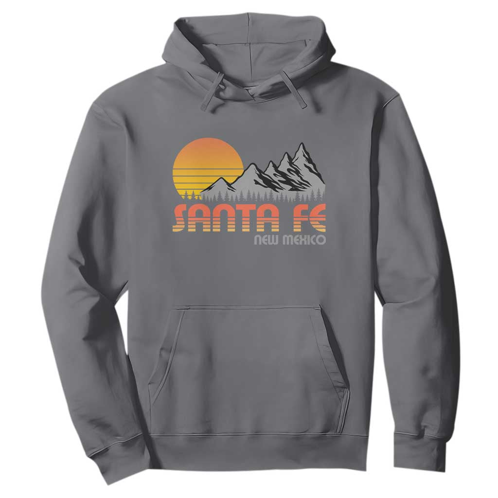 Retro Santa Fe New Mexico Mountain Southwest Hoodie TS14 Charcoal Print Your Wear