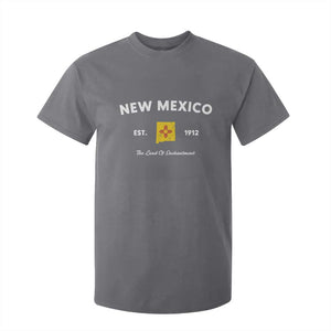 New Mexico Flag Map Zia Sun Souvenir T Shirt For Kid TS14 Charcoal Print Your Wear