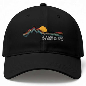 Retro Santa Fe New Mexico Baseball Cap TS14 Print Your Wear