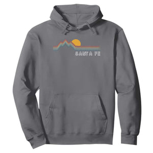 Retro Santa Fe New Mexico Hoodie TS14 Charcoal Print Your Wear