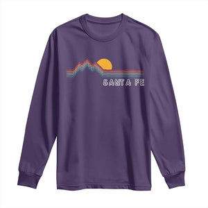 Retro Santa Fe New Mexico Long Sleeve Shirt TS14 Purple Print Your Wear