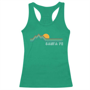 Retro Santa Fe New Mexico Racerback Tank Top TS14 Irish Green Print Your Wear