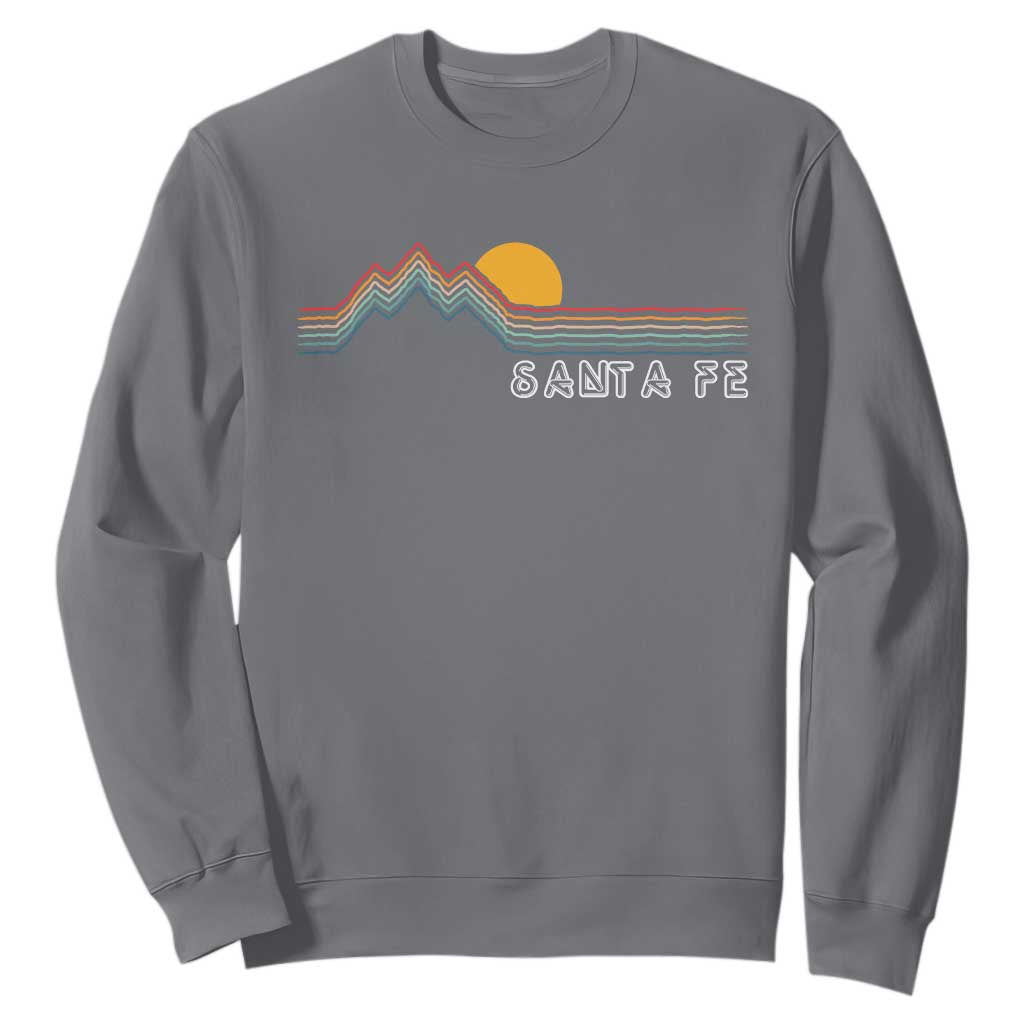 Retro Santa Fe New Mexico Sweatshirt TS14 Charcoal Print Your Wear