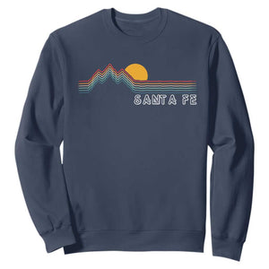 Retro Santa Fe New Mexico Sweatshirt TS14 Navy Print Your Wear