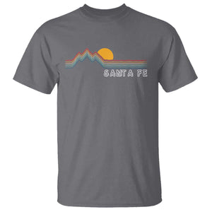 Retro Santa Fe New Mexico T Shirt TS14 Charcoal Print Your Wear