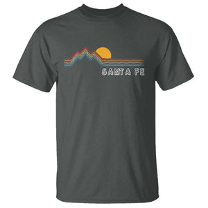 Retro Santa Fe New Mexico T Shirt TS14 Dark Heather Print Your Wear