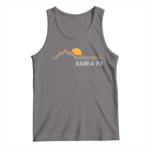 Retro Santa Fe New Mexico Tank Top TS14 Deep Heather Print Your Wear