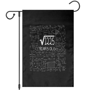35th Birthday Math Garden Flag Square Root of 1225 Funny Math Nerd 35 Year Old Gift TS14 Black Print Your Wear
