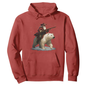 Funny Santa Gun Christmas Hoodie TS14 Red Print Your Wear