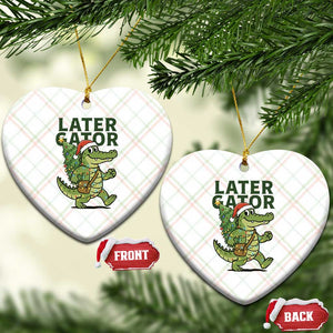 Funny Alligator Christmas Ceramic Ornament Lator Gator TS14 Print Your Wear