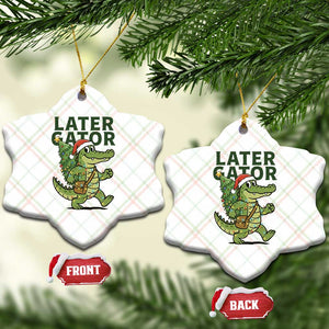 Funny Alligator Christmas Ceramic Ornament Lator Gator TS14 Print Your Wear