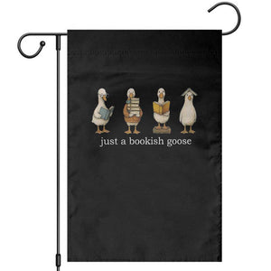 Silly Goose Book Club Garden Flag Funny Bookish Book Lover TS14 Black Print Your Wear