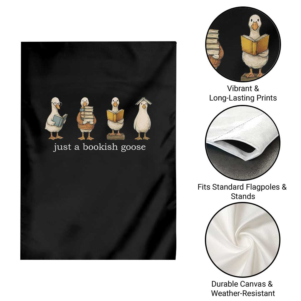 Silly Goose Book Club Garden Flag Funny Bookish Book Lover TS14 Print Your Wear