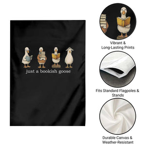 Silly Goose Book Club Garden Flag Funny Bookish Book Lover TS14 Print Your Wear