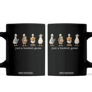 Silly Goose Book Club Coffee Mug Funny Bookish Book Lover TS14 Black Print Your Wear