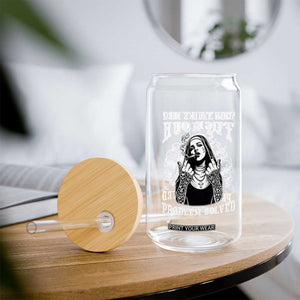 Funny Unholy Nun Glass Can Don't Like Me Fuck Off Problem Solved TS14 Print Your Wear