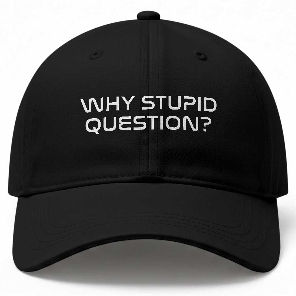 Why Stupid Question Baseball Cap Funny Space Quote Sci Fi Book TS14 Print Your Wear