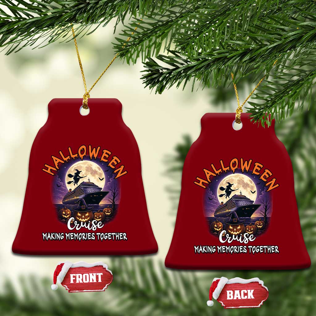 Funny Cruise Halloween Ceramic Ornament Making Memories Together TS14 Print Your Wear