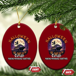 Funny Cruise Halloween Ceramic Ornament Making Memories Together TS14 Print Your Wear
