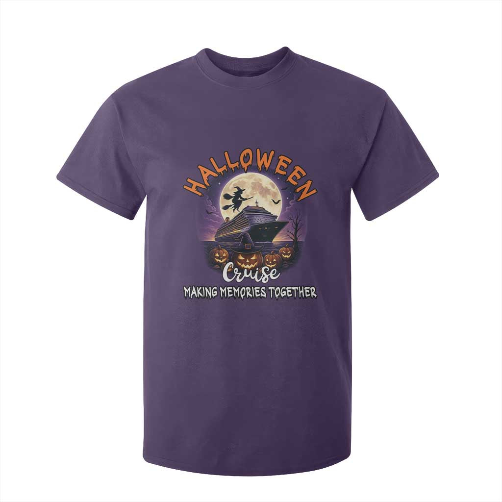 Funny Cruise Halloween T Shirt For Kid Making Memories Together TS14 Purple Print Your Wear