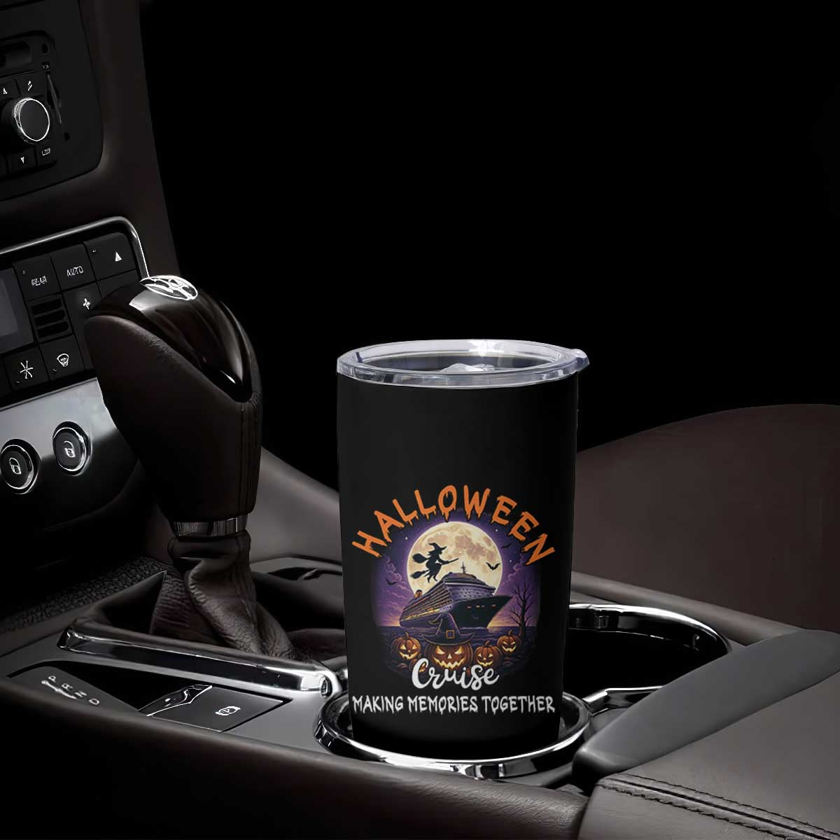 Funny Cruise Halloween Tumbler Cup Making Memories Together TS14 Print Your Wear