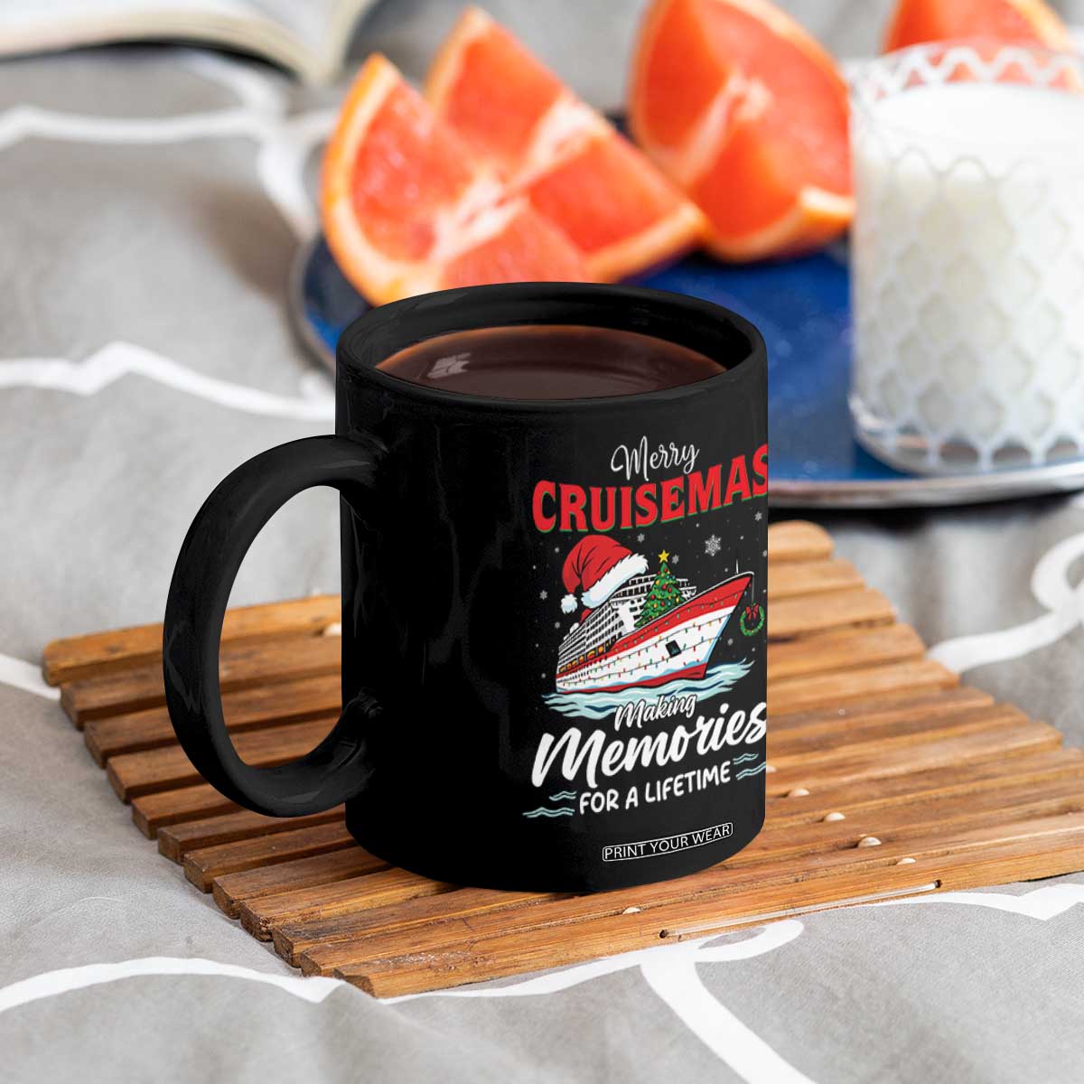 Christmas Cruise Coffee Mug Merry Cruisemas Making Memories For A Life Time TS14 Print Your Wear