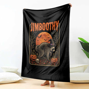 Jimothy Seattle Raccoon Halloween Throw Blanket Funny Trash Panda Meme Gift TS14 Print Your Wear