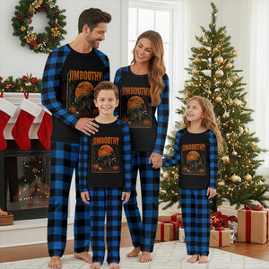 Jimothy Seattle Raccoon Halloween Plaid Pajama Set Funny Trash Panda Meme Gift TS14 Blue Plaid Print Your Wear