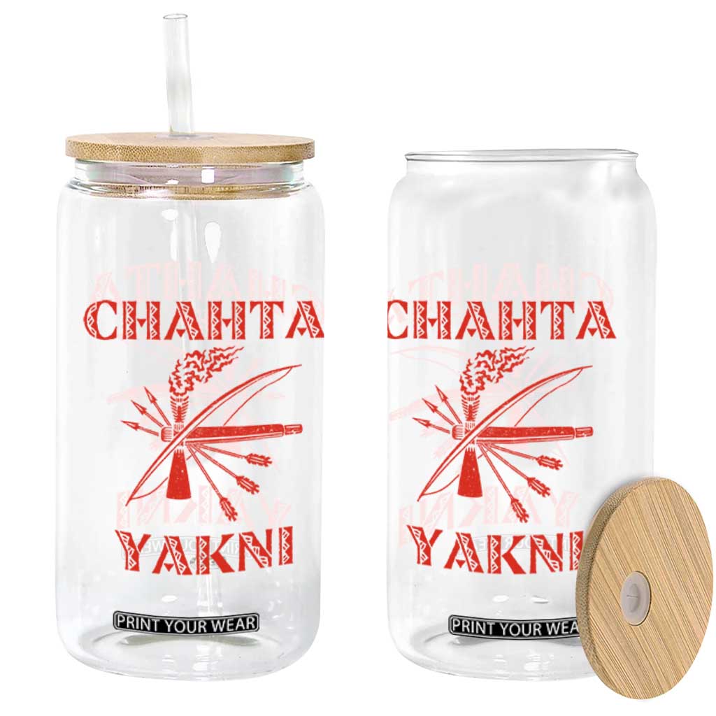 Choctaw Nation Chahta Yakni Native American Glass Can TS14 Print Your Wear