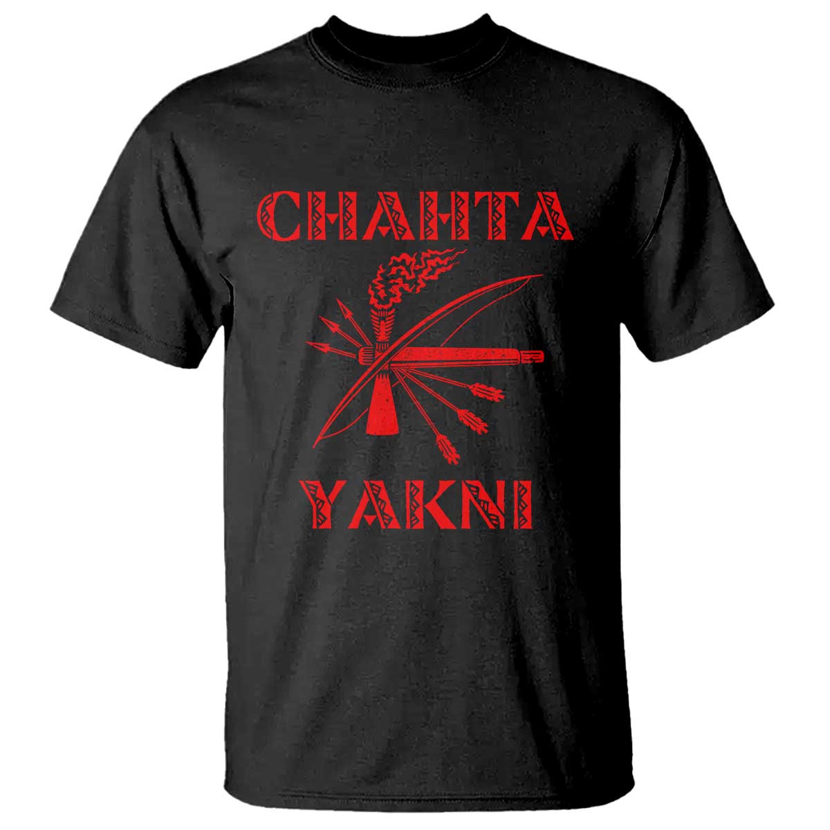 Choctaw Nation Chahta Yakni Native American T Shirt TS14 Black Print Your Wear