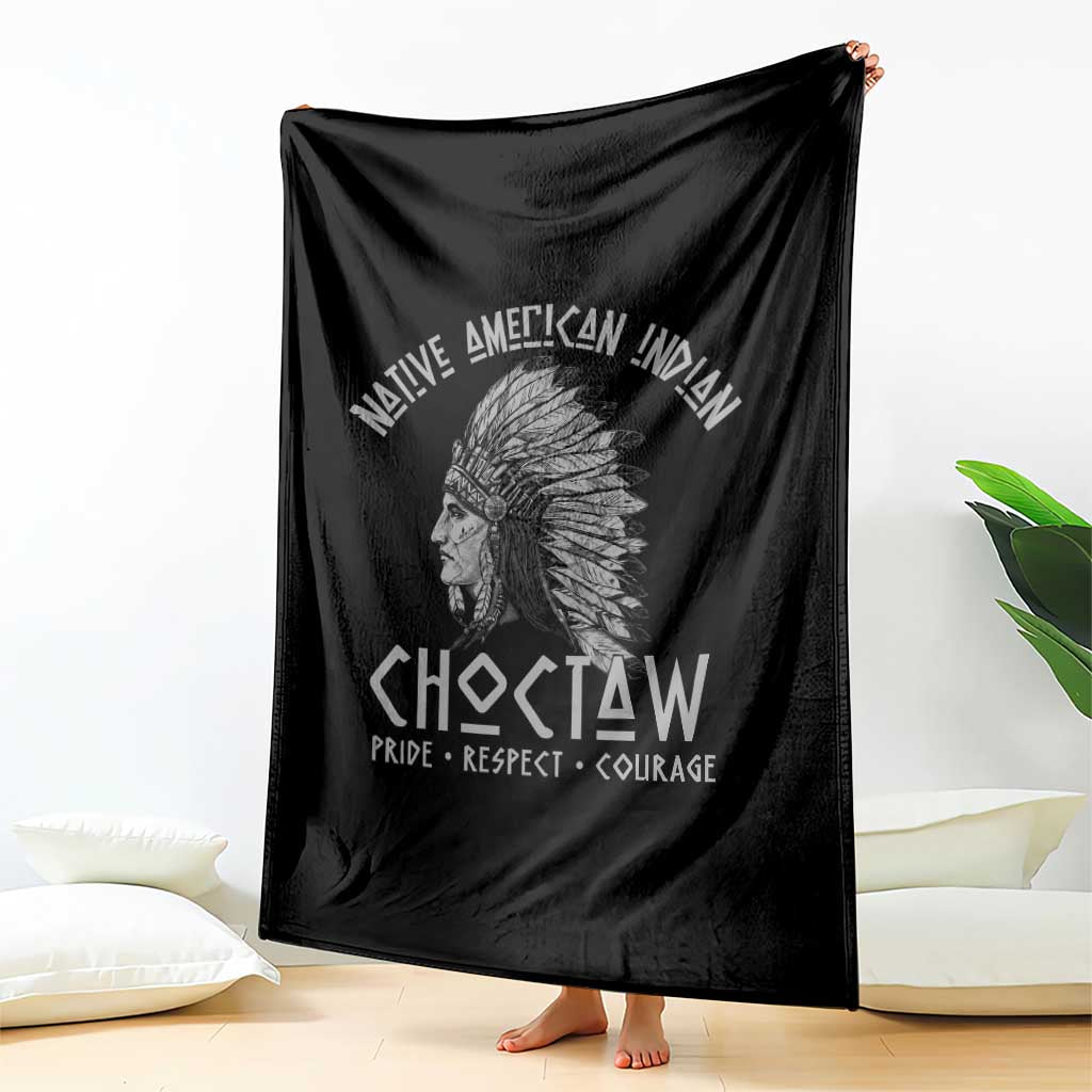 Choctaw Native American Indian Pride Indigenous Tribe Throw Blanket TS14 Print Your Wear