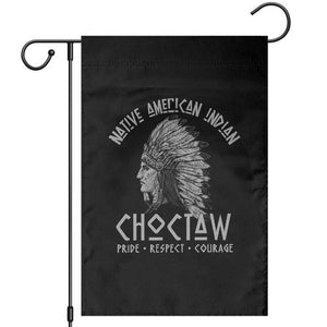 Choctaw Native American Indian Pride Indigenous Tribe Garden Flag TS14 Black Print Your Wear