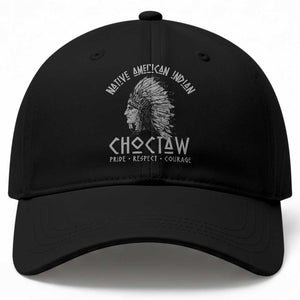 Choctaw Native American Indian Pride Indigenous Tribe Baseball Cap TS14 Print Your Wear