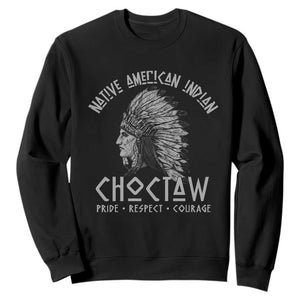 Choctaw Native American Indian Pride Indigenous Tribe Sweatshirt TS14 Black Print Your Wear