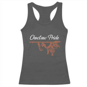 Choctaw Oklahoma OK Pride Native American Racerback Tank Top TS14 Dark Heather Print Your Wear